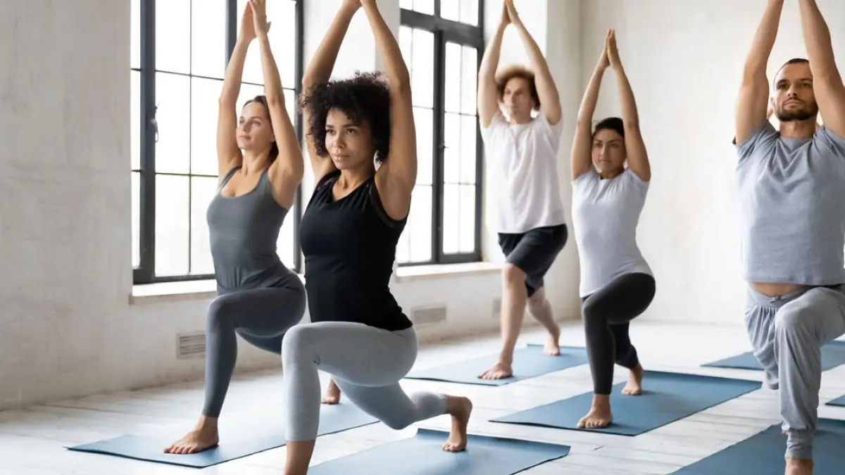 Yoga session in the Maloca